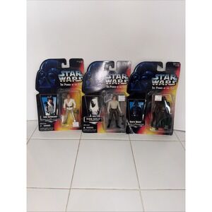 Luke Skywalker, Han Solo, and Darth Vader Set Of 3 combo set 1995